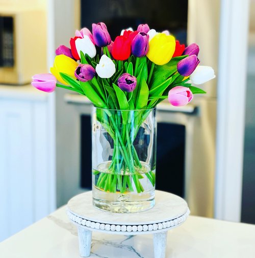 Tantalizing Tulips Image of Poshy Blooms silk flowers